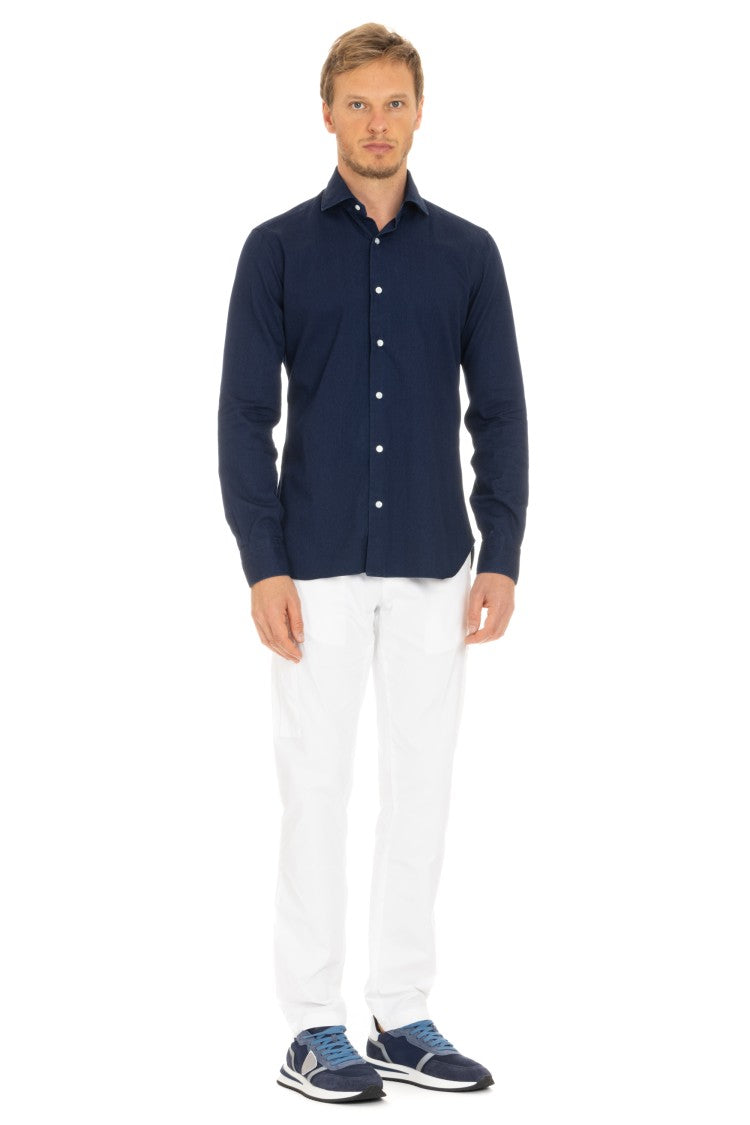 Barba Dark Denim Shirt Dandylife Line