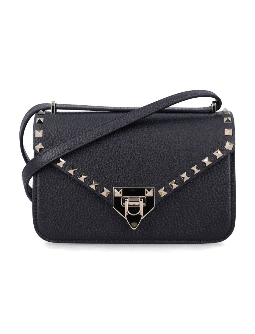 Valentino Garavani Grain Leather Rockstud Small Shoulder Bag