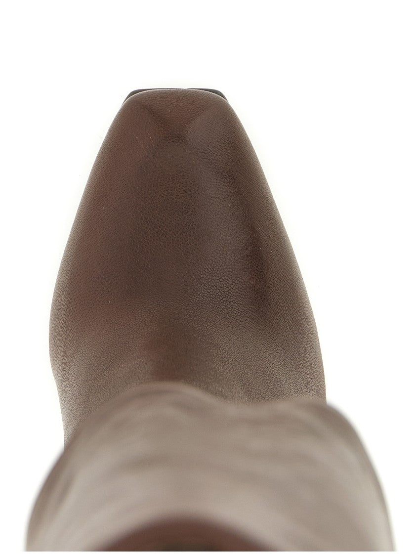 Mcqueen Horn Heel Boots