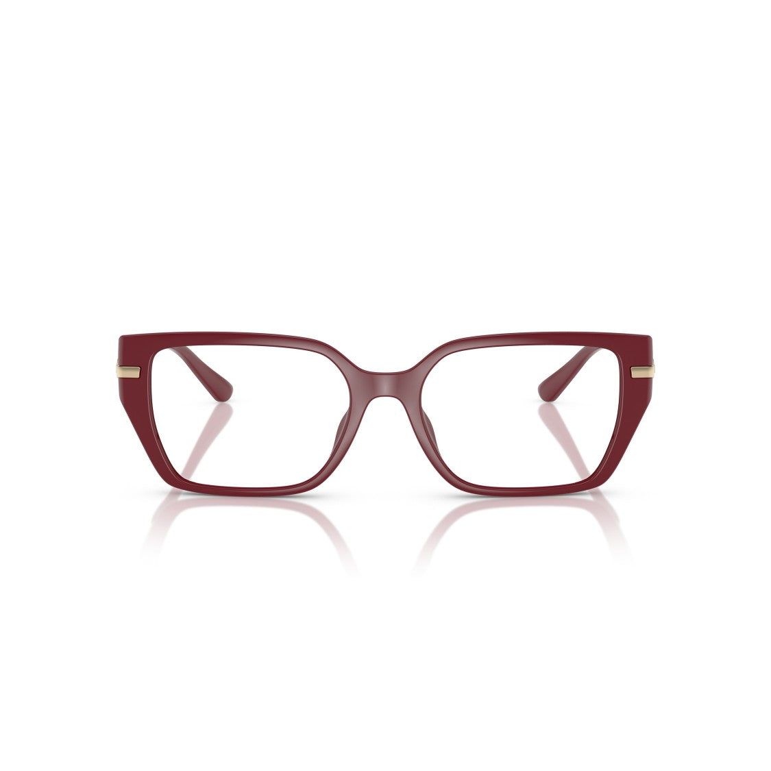 Michael Kors 0Mk4134u Bold Square Frame Eyeglasses With Gold-Toned Temples