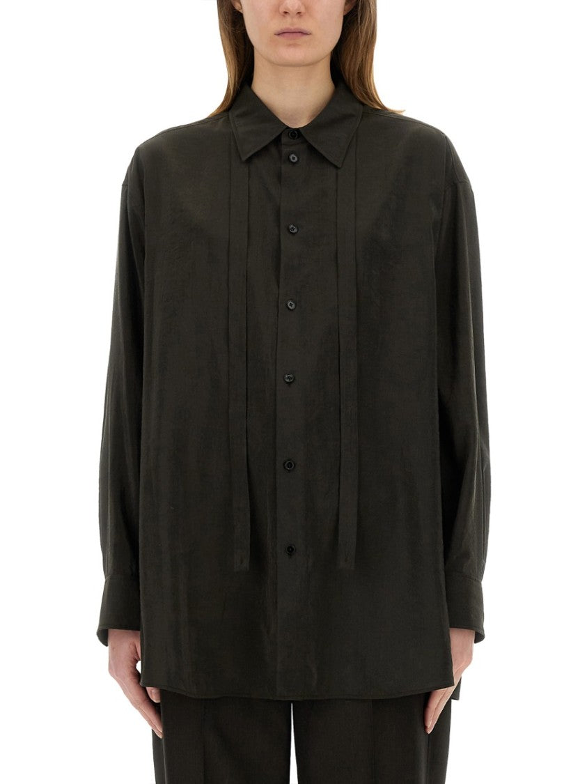Lemaire Long Shirt With Tie