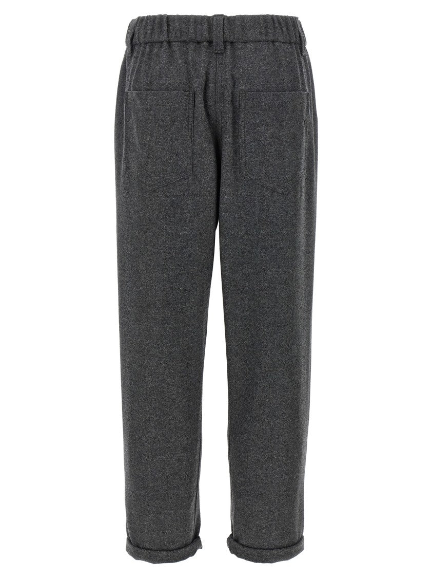 Brunello Cucinelli Wool And Cashmere Pants