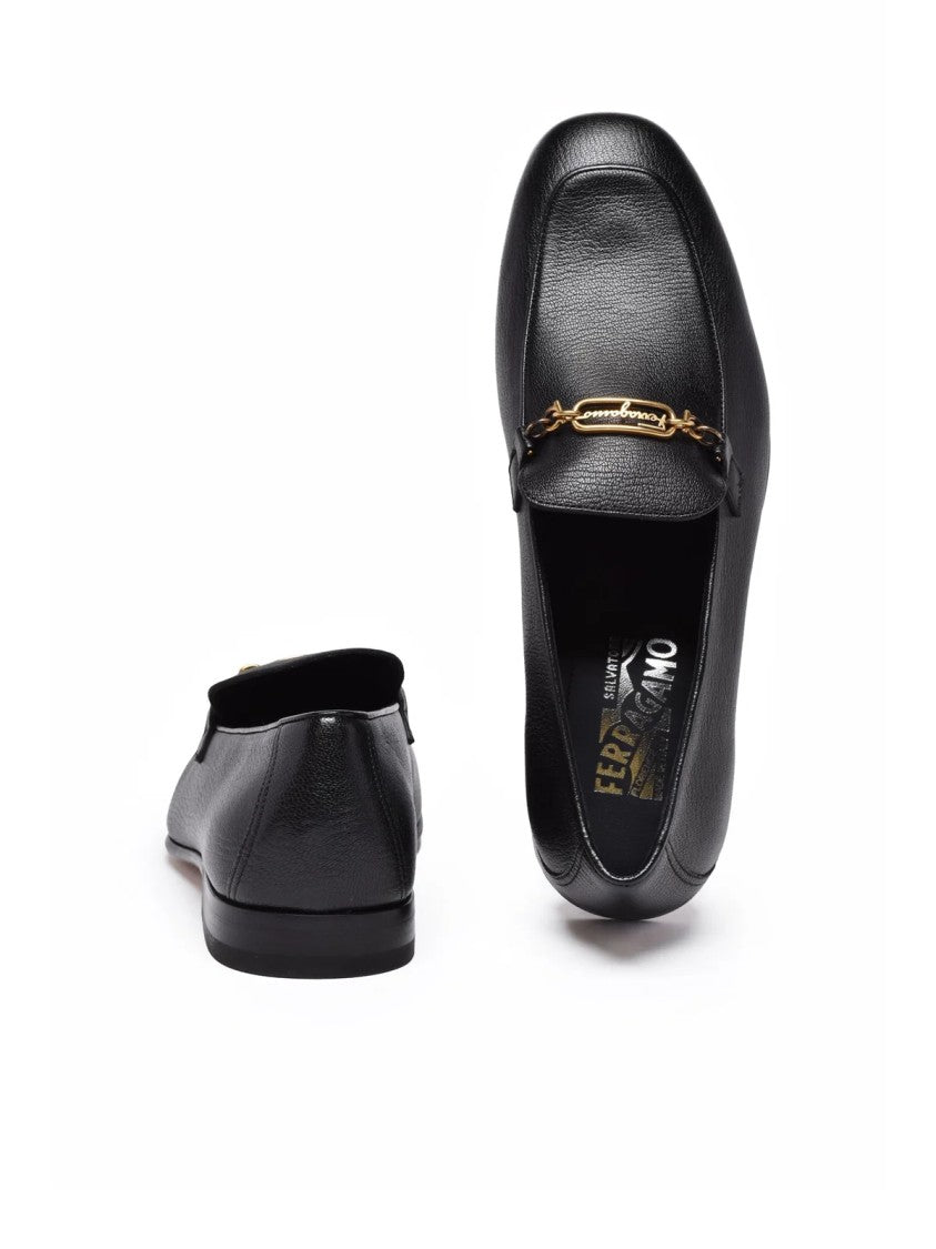 Salvatore Ferragamo Luis Black Loafer