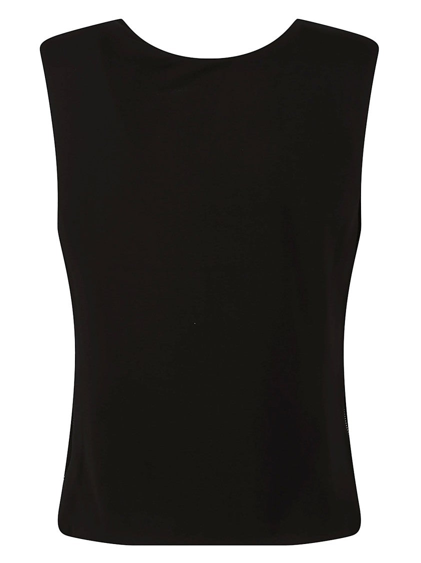 Alexander Wang Cowl Neck Zipped Tank Top