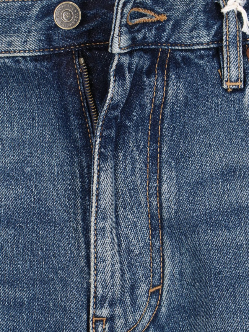 Valentino "Chez" Baggy Jeans – Blue