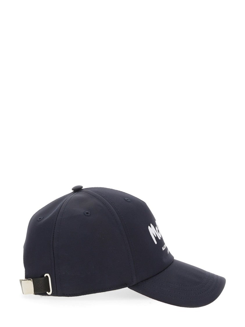 Alexander Mcqueen Graffiti Logo Hat