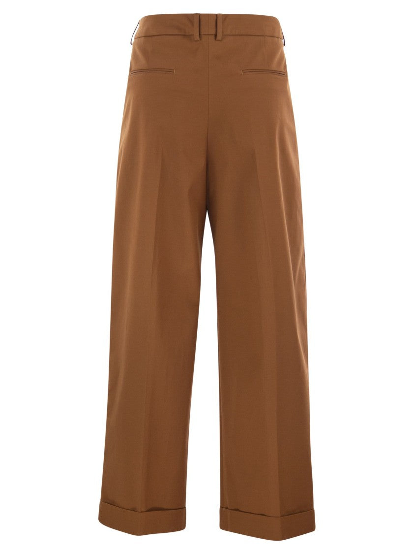 Pt Torino Anna - Stretch Cotton Gabardine Pants