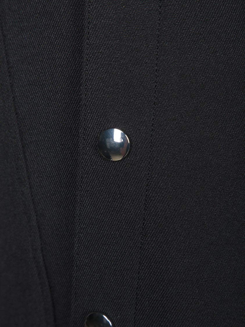 Wales Bonner Tailored Black Trousers With Pleats