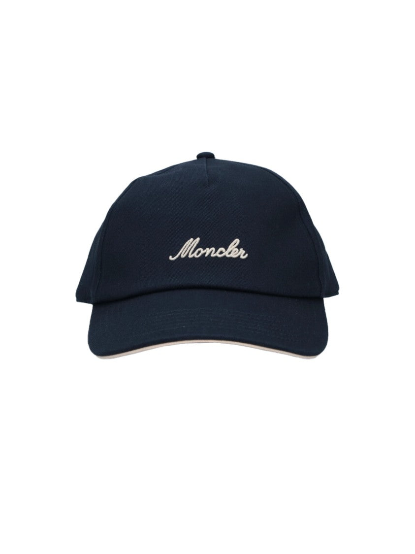Moncler Black Baseball Cap Premium Cotton Hats