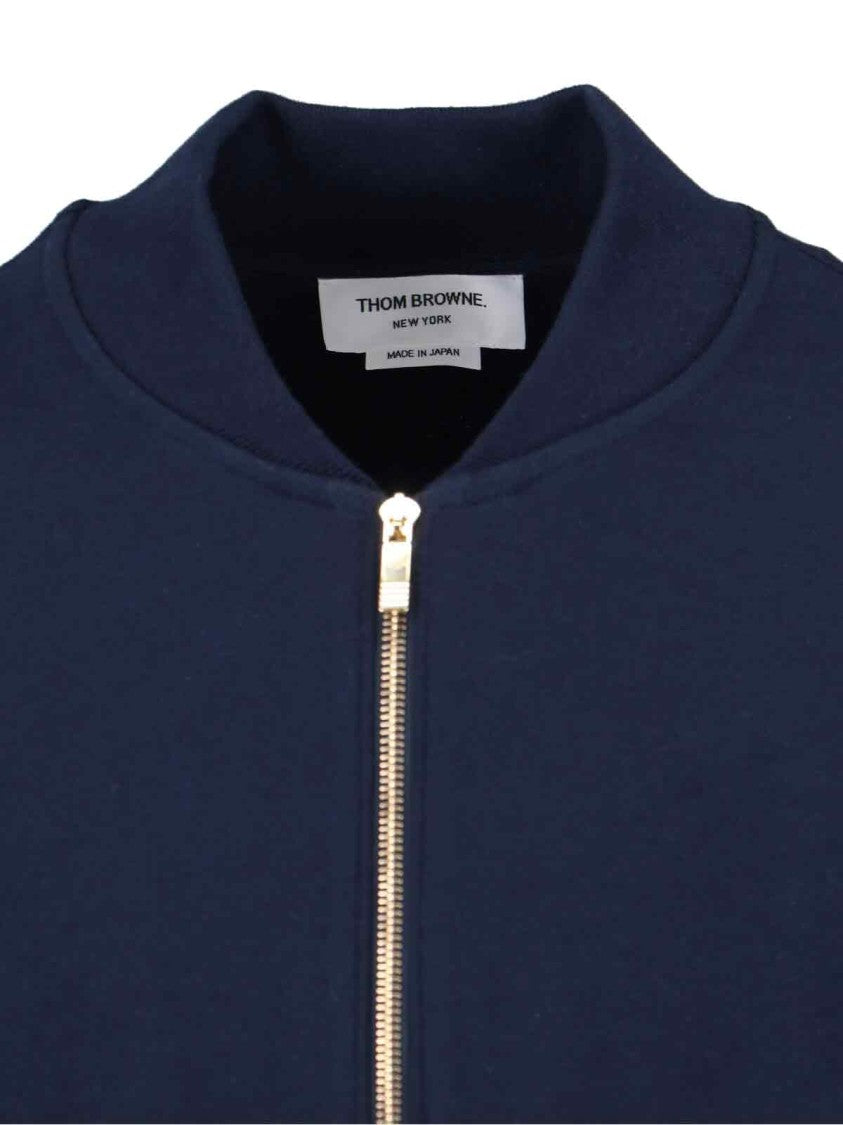 Thom Browne "4-Bar" Bomber Jacket – Navy