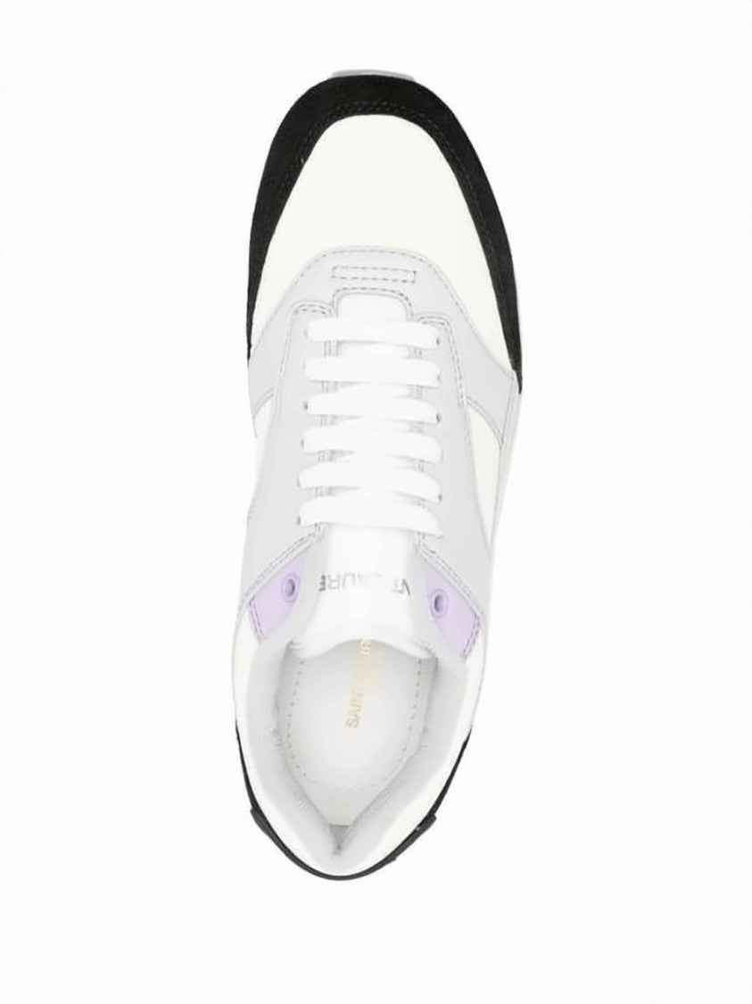 Saint Laurent Nylon And Calf Leather Sneakers