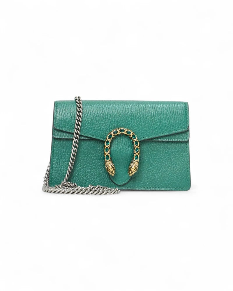 Gucci Dionysus Mini Swarovski In Green