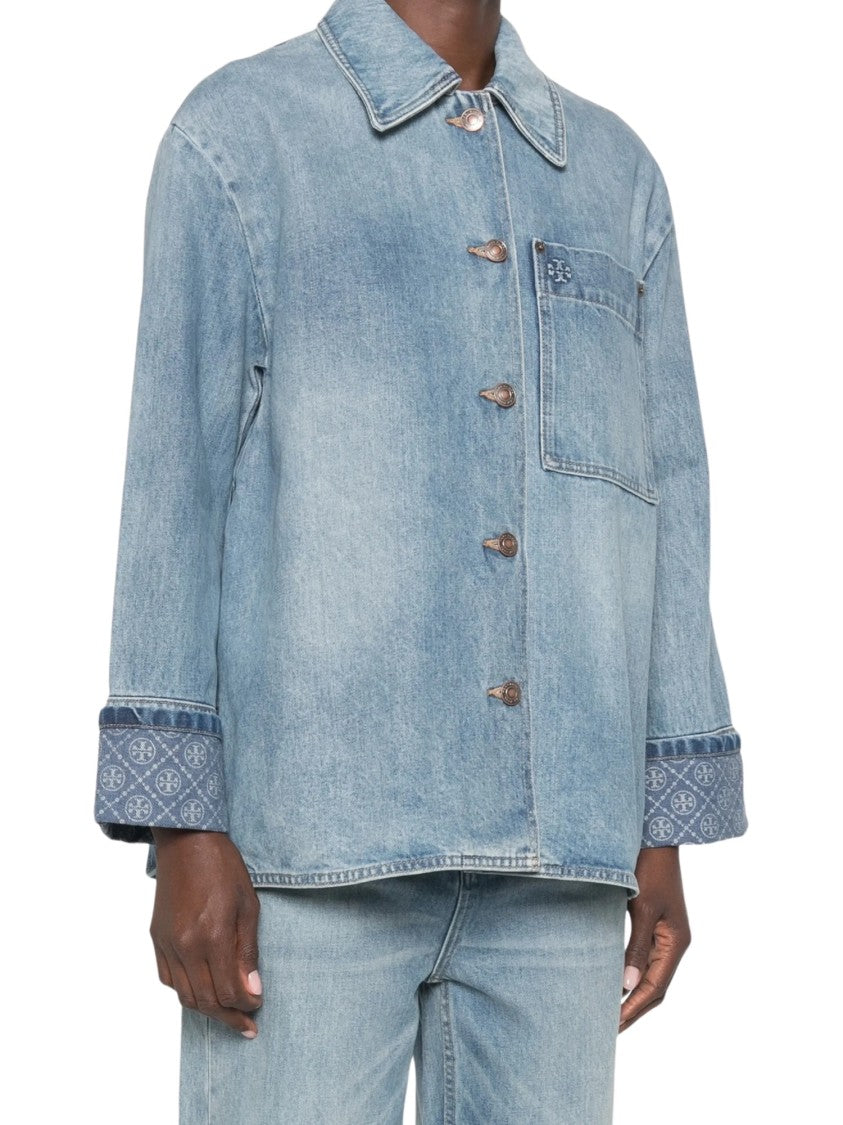 Tory Burch Denim Barn Jacket