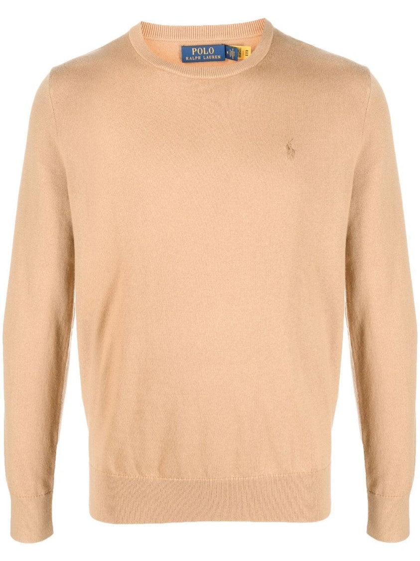 Polo Ralph Lauren Classic Long Sleeve Pullover Sweater With Ribbed Cuffs