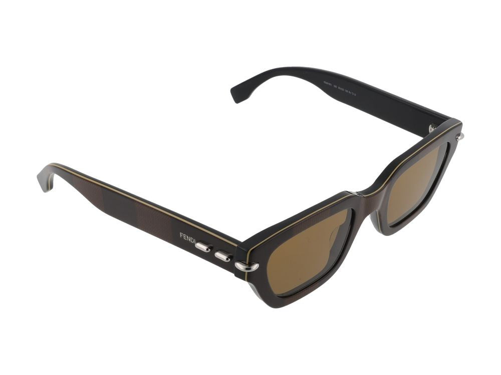 Maison Fendi Fe40191i Rectangular Frame Sunglasses