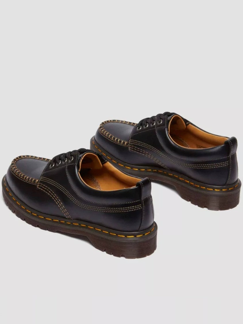 Dr. Martens Black Lowell Contrast Stitch Shoes