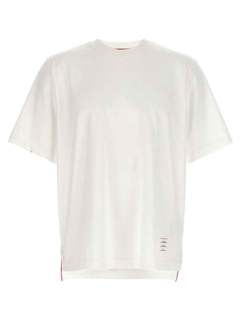 Thom Browne Rwb Knit Trim' T-Shirt