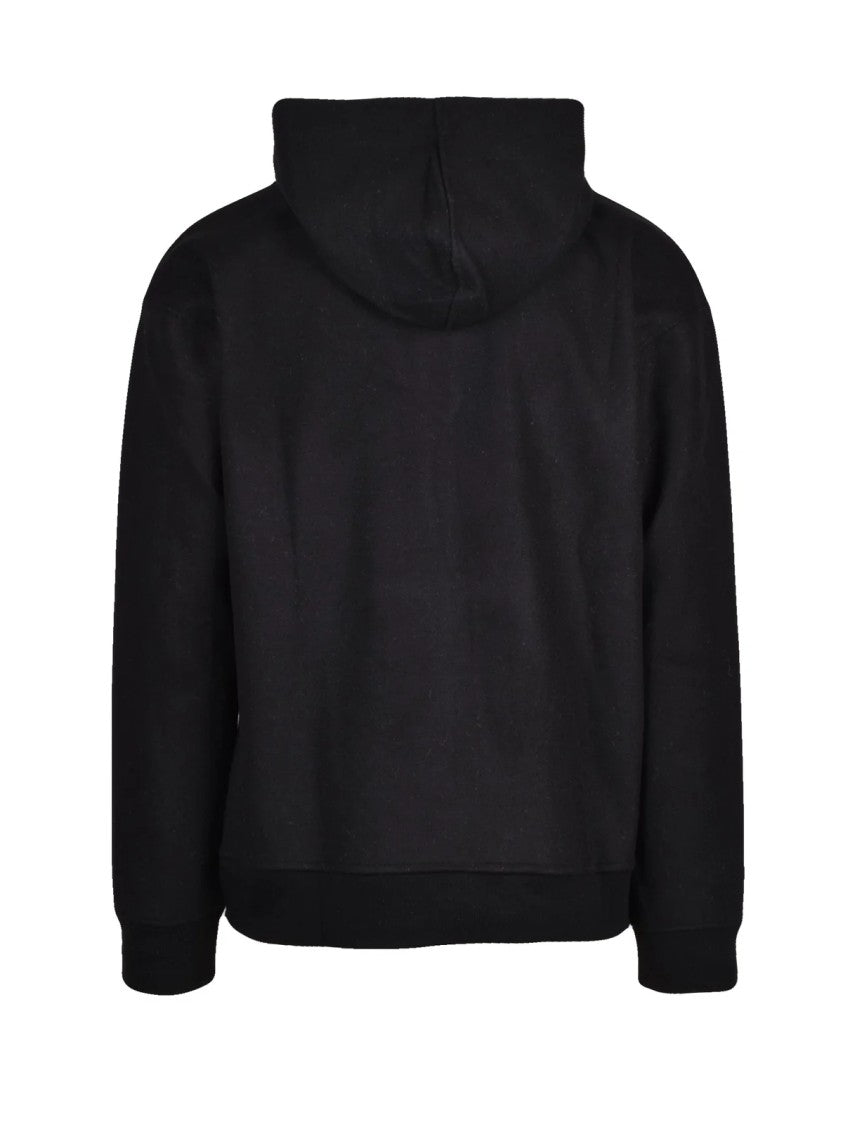 Daniele Alessandrini Black Polyester-Blend Hooded Jacket