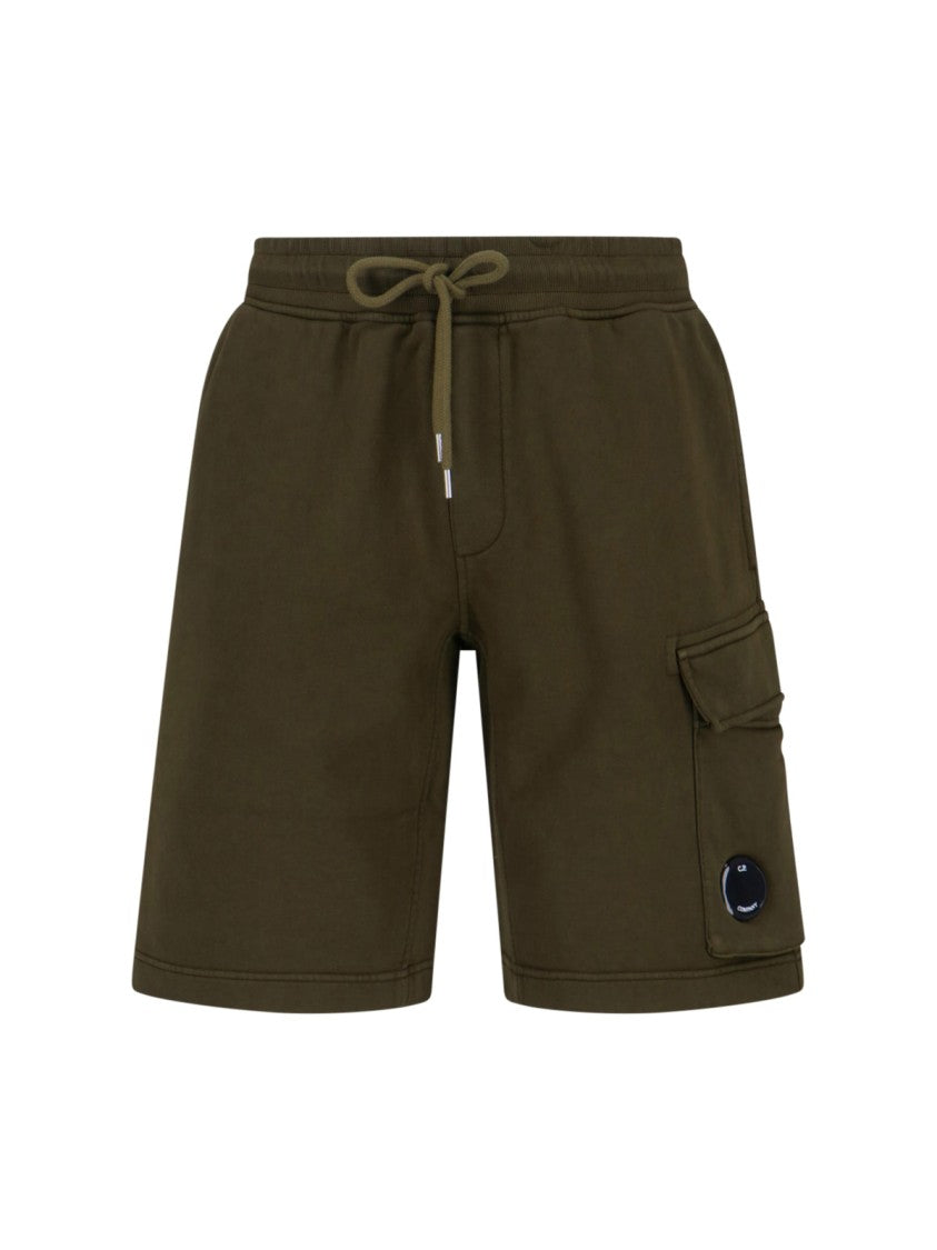 C.P. Company Straight-Leg Green Trousers With Minimalist Design