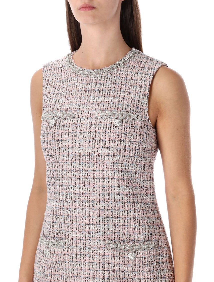 Self-Portrait A Line Boucle Mini Dress