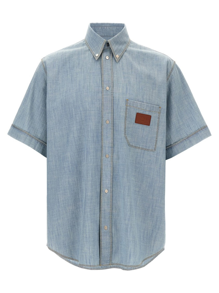 Fendi Cotton Chambray Shirt