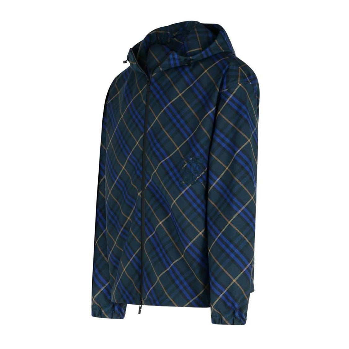Burberry Modern Plaid Jacket With Versatile Hood
