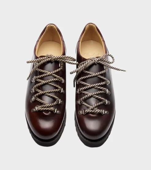 Paraboot Deep Brown Leather Lace-Up Shoes