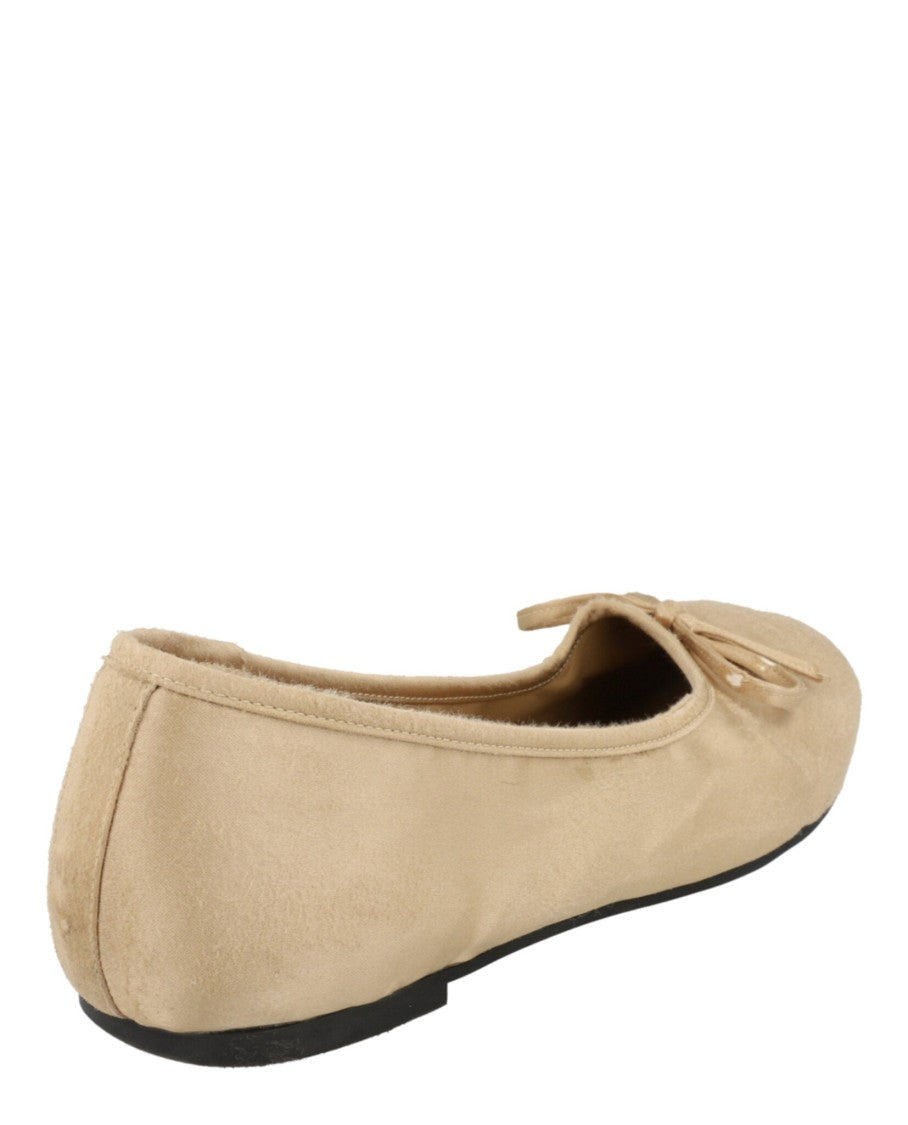 Balenciaga Leopold Worn-Out Satin Ballet Flats