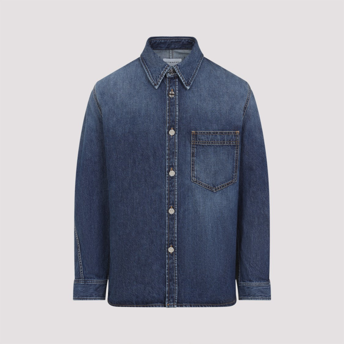 Givenchy Dark Blue Cotton Overshirt