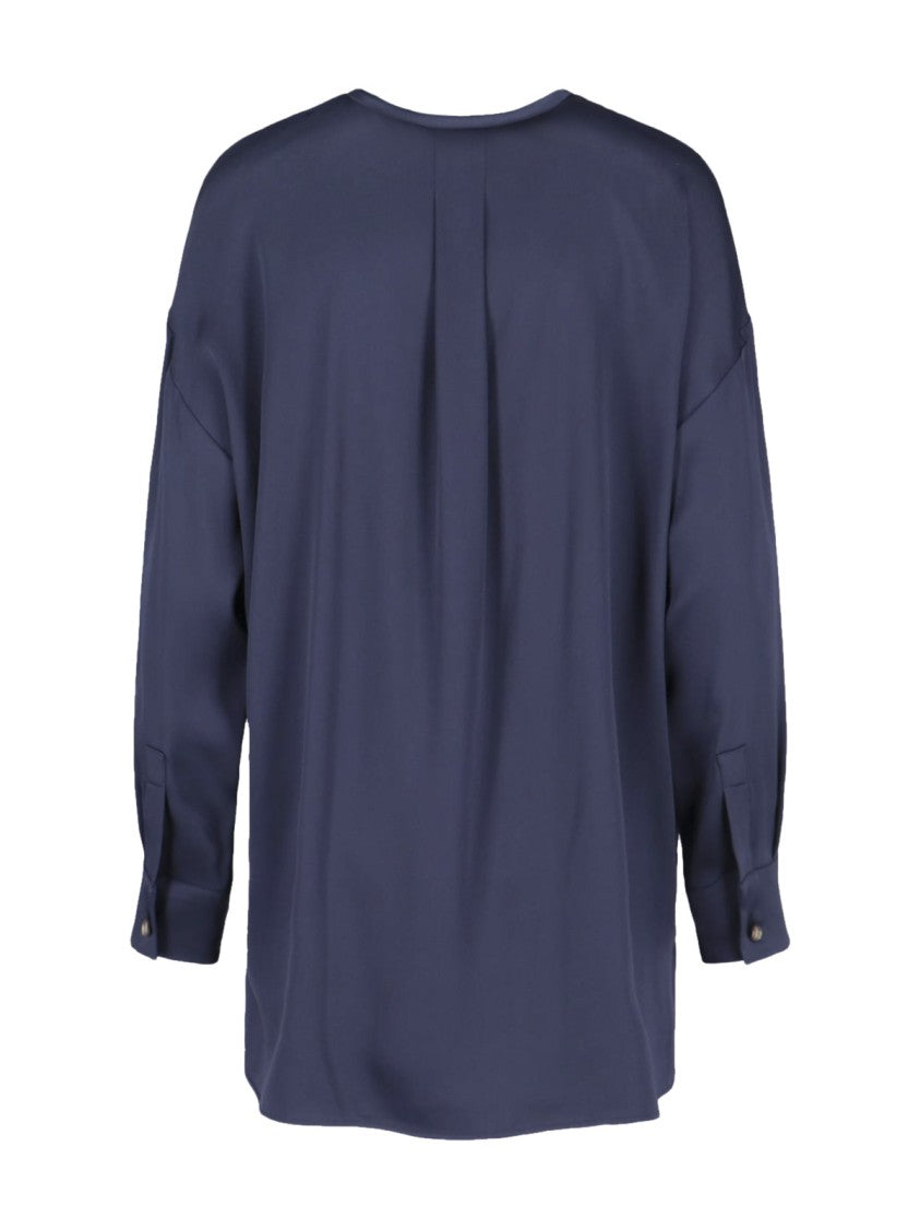 Giorgio Armani Silk Shirt – Blue
