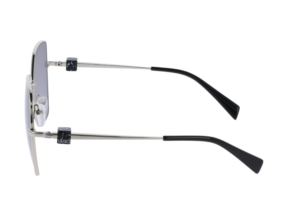 Liu Jo Lj160s Silver Oversized Geometric Sunglasses