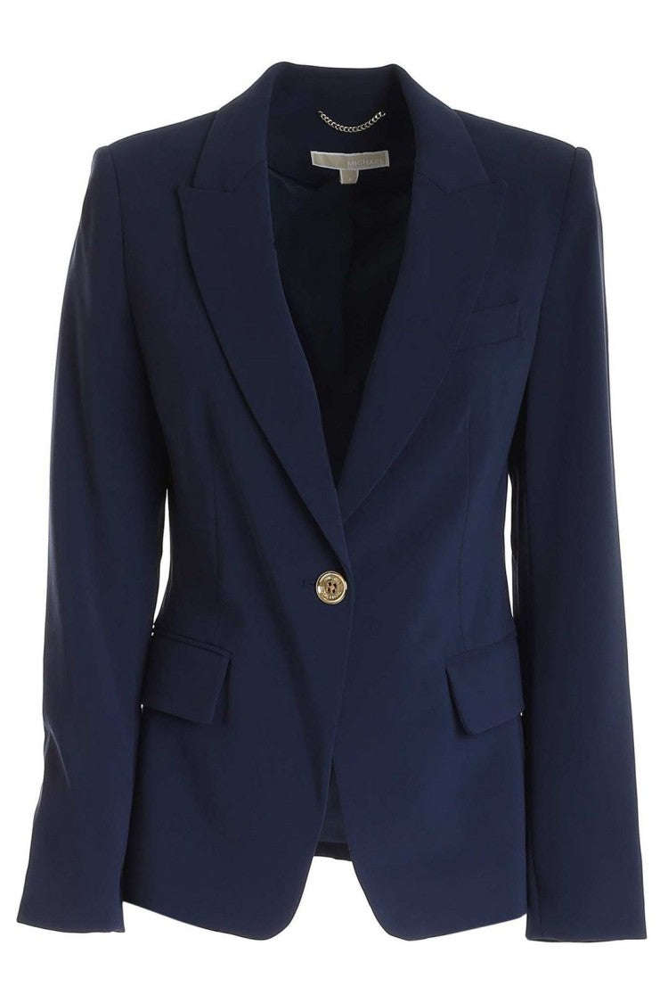 Michael Kors Fitted 1 Bttn Blazer
