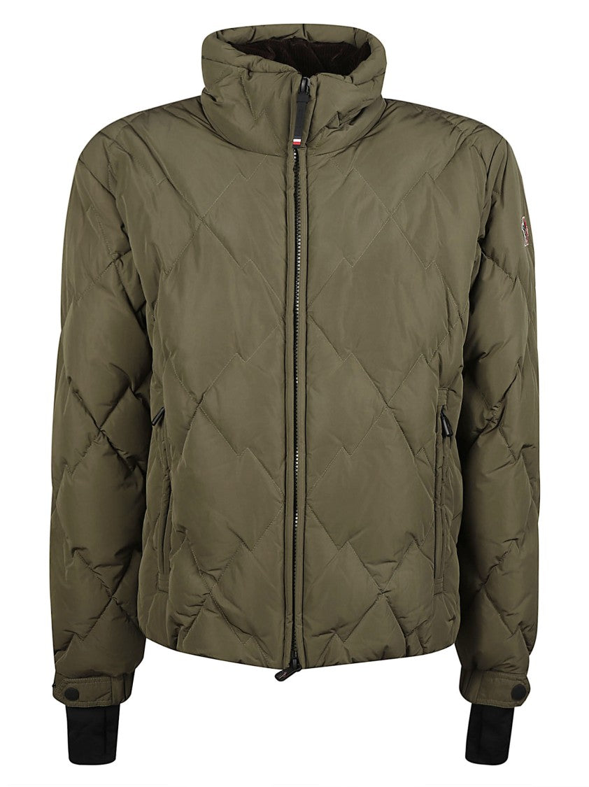 Moncler Grenoble Bramans Quilted High-Collar Down Jacket