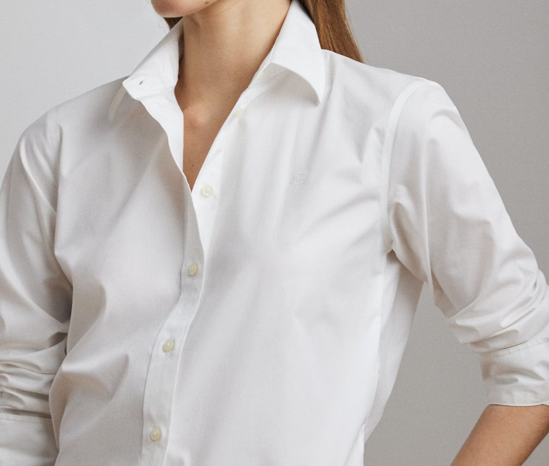 Lauren Ralph Lauren White Tailored Cotton Shirt