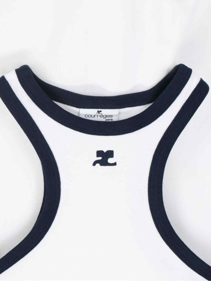 Courrèges Mini Sheath Dress – White