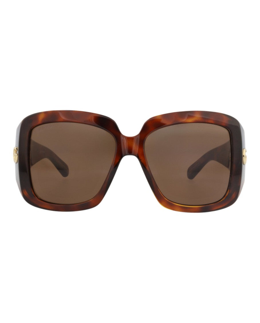 Gucci Square-Frame Injection Sunglasses