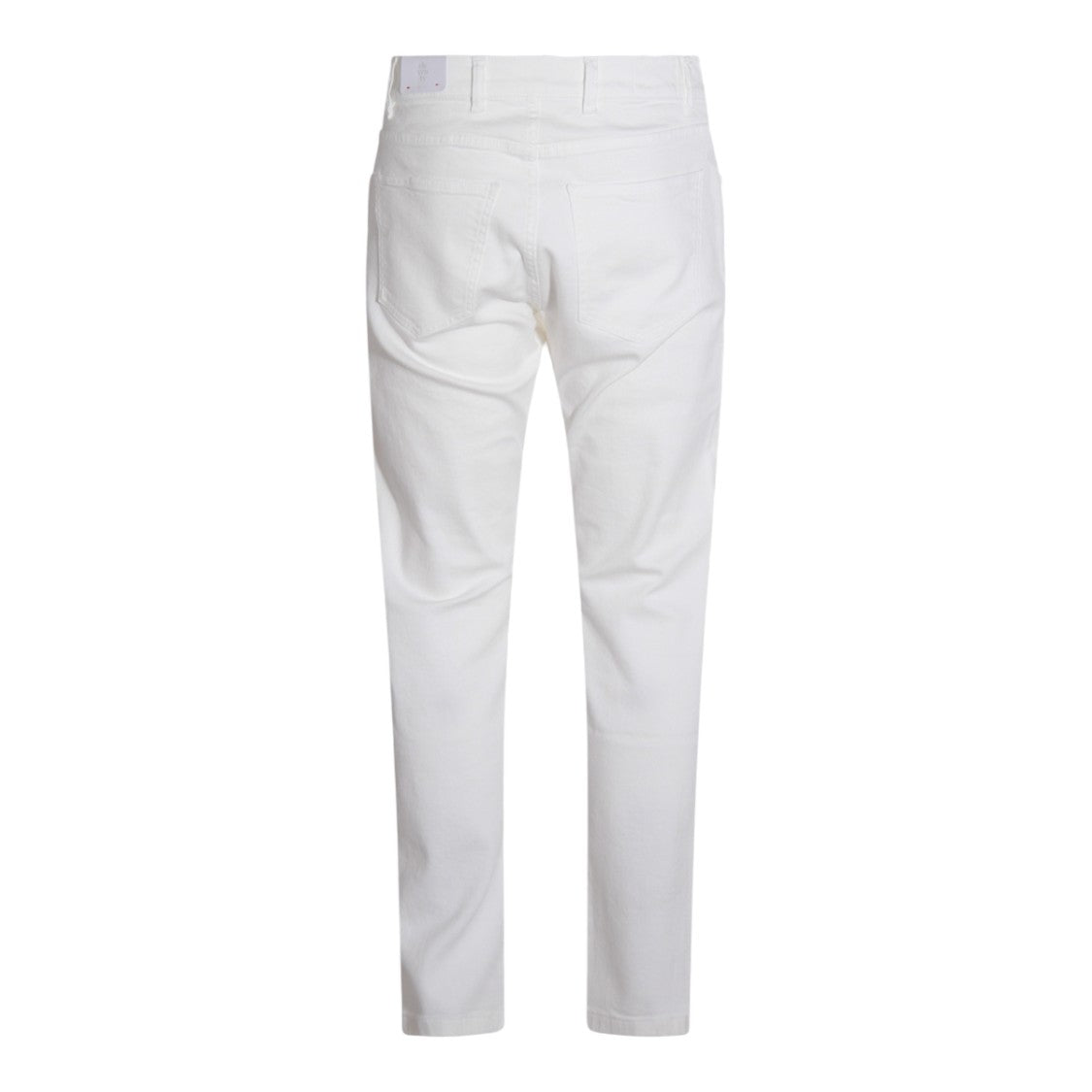Eleventy Slim-Fit White Jeans With Classic Five-Pocket Design