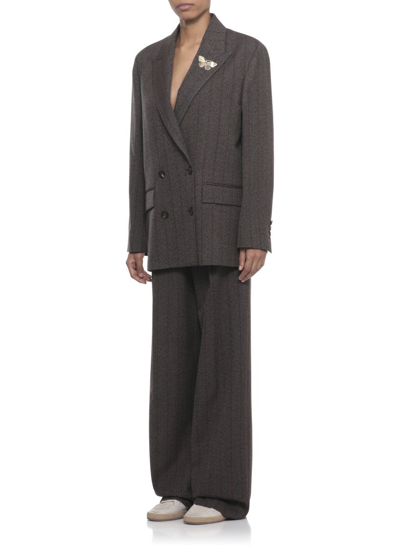 Golden Goose Brown Wool Blazer