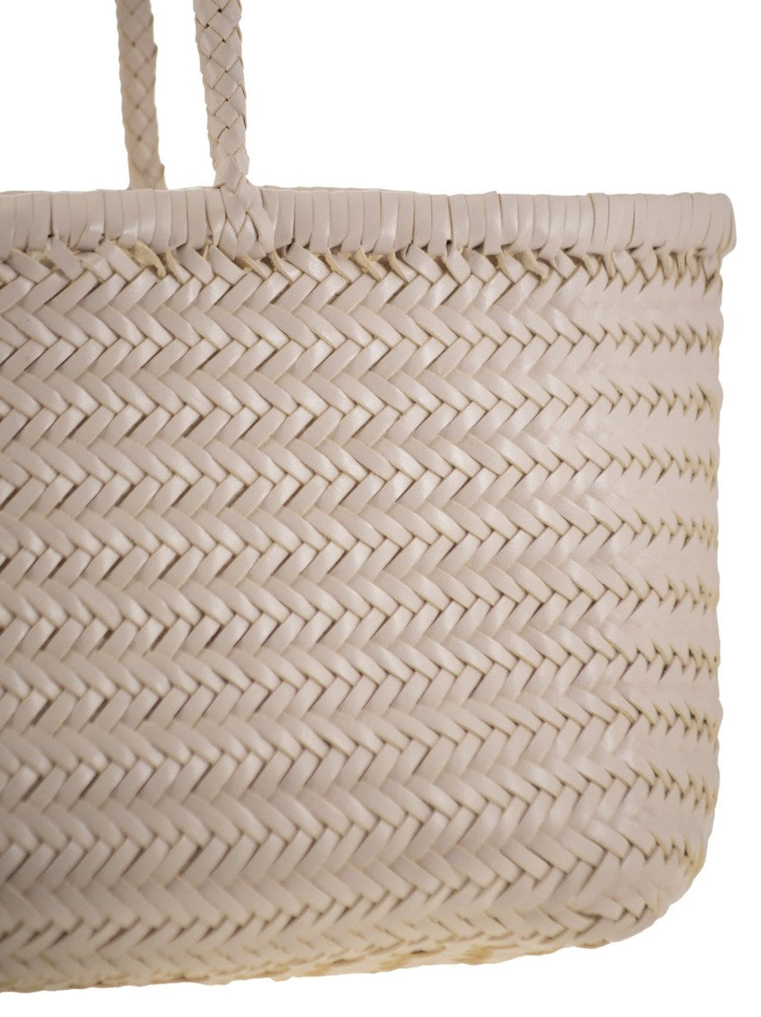Dragon Bamboo Triple Jump Big - Woven Leather Bag