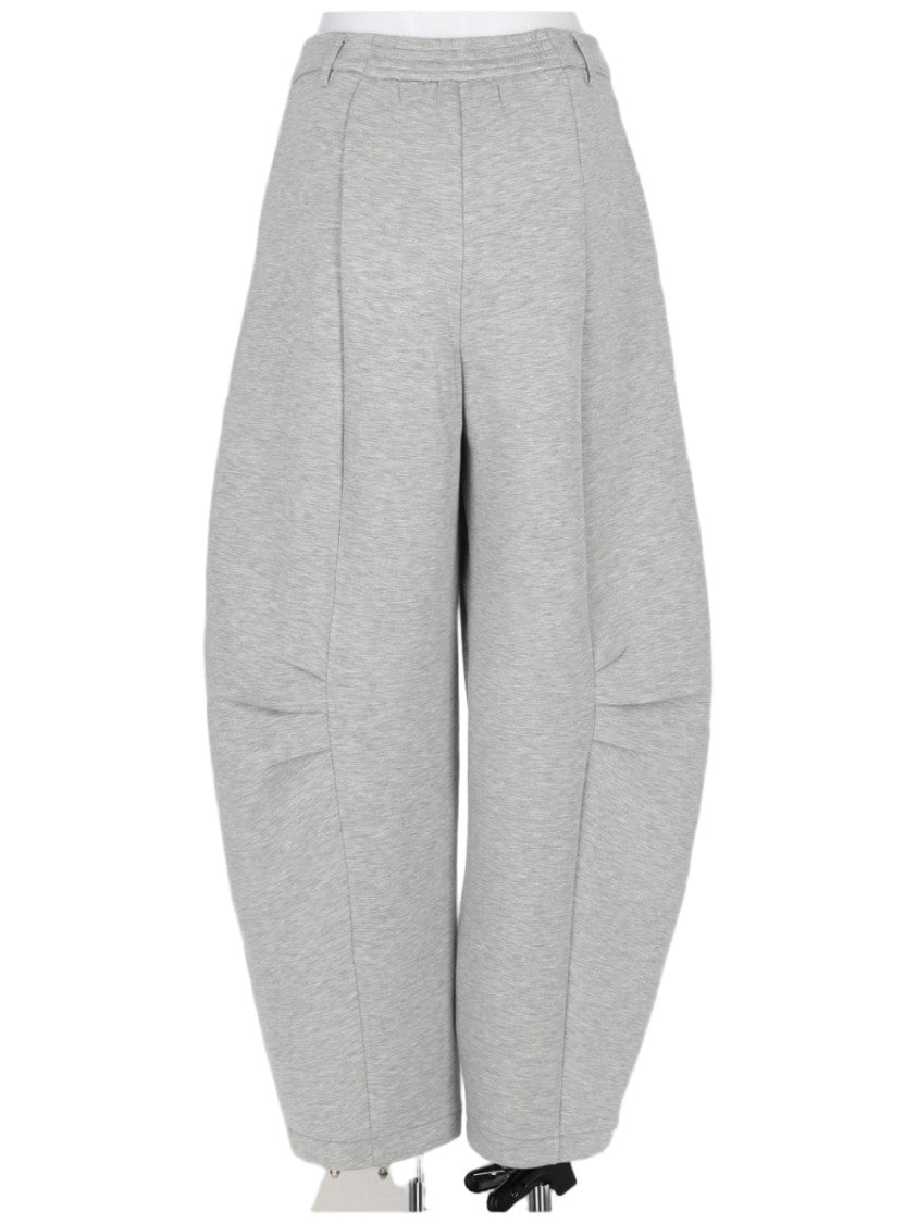 Rotate Wide-Leg Cargo Pants In Soft Scuba Fabric