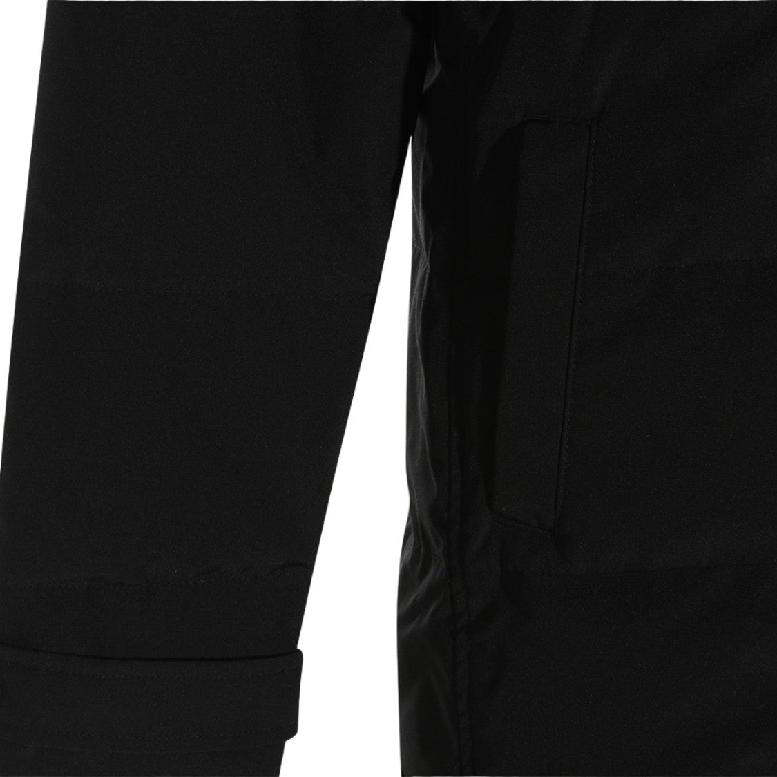 Canada Goose Long Minimalist Coat With Hood And Front Zip Closure