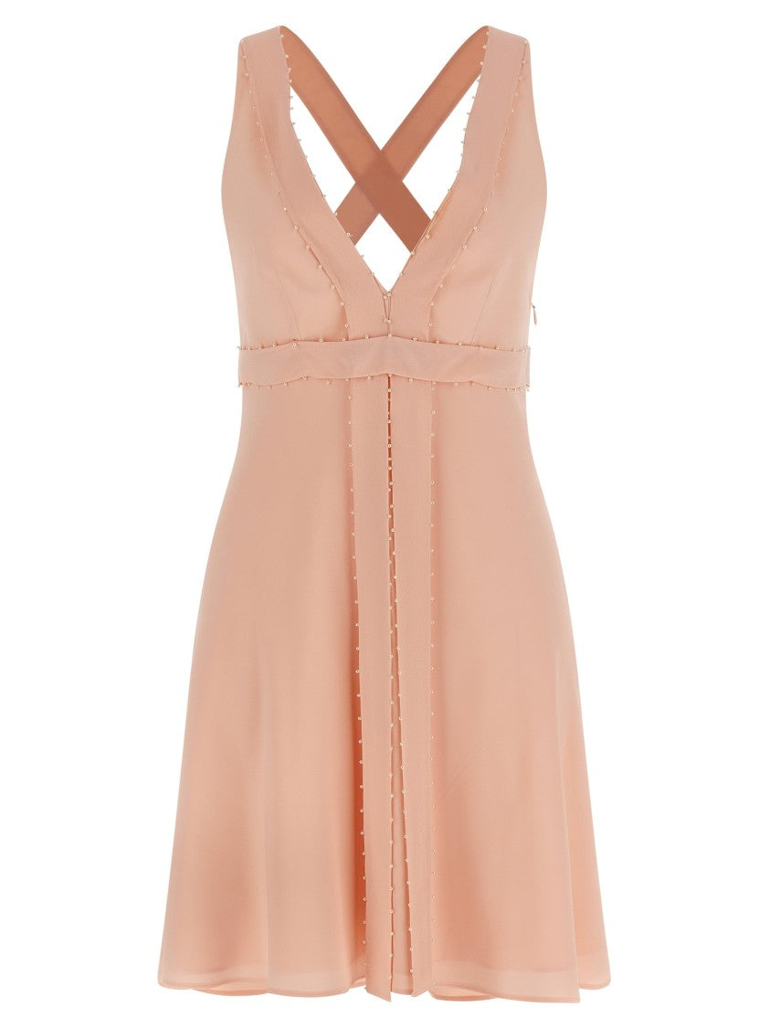 Giovanni Bedin Silk Blend Mini Dress