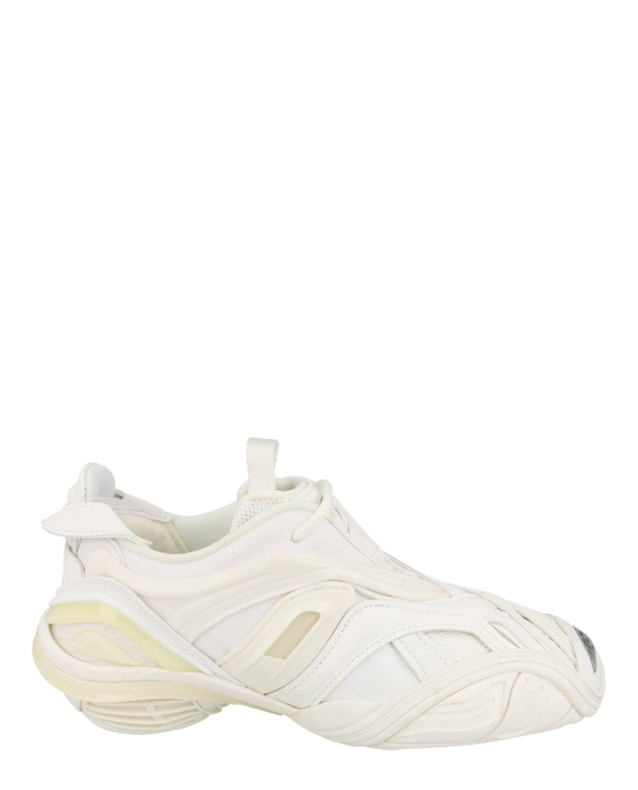 Balenciaga Tyrex Low-Top Sneakers With Caged Design And Iridescent Logo