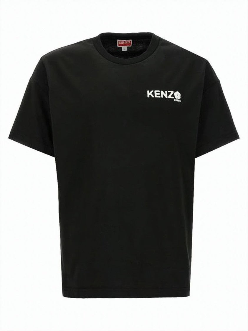 Kenzo Black Short-Sleeve T-Shirt With Logo Detail