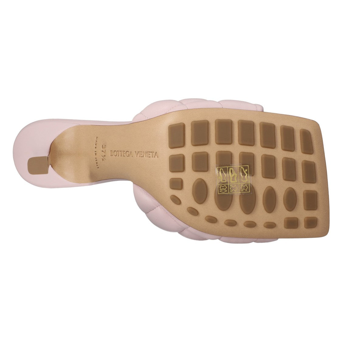 Bottega Veneta Padded Mule Pink