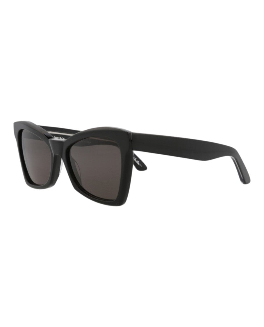 Balenciaga Cat-Eye Frame Acetate Sunglasses With Glossy Finish