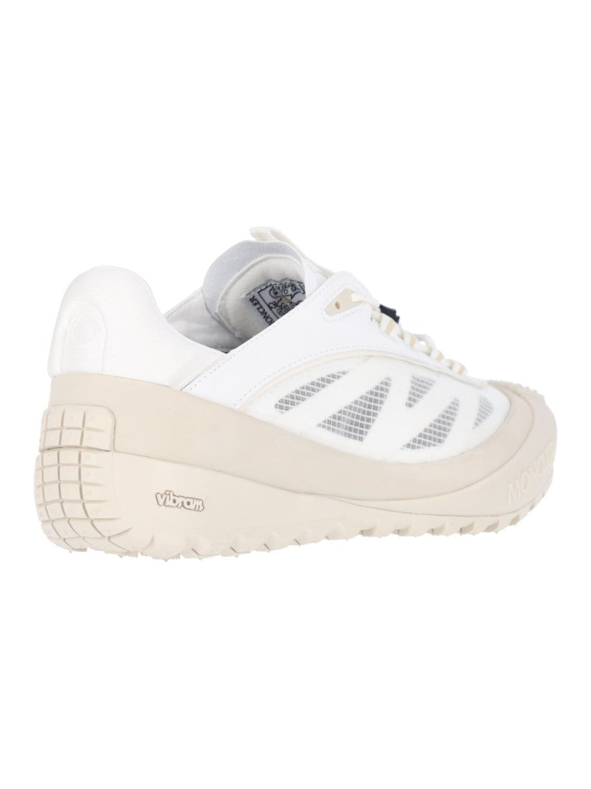 Moncler White Trailgrip Lp Fabric Sneakers