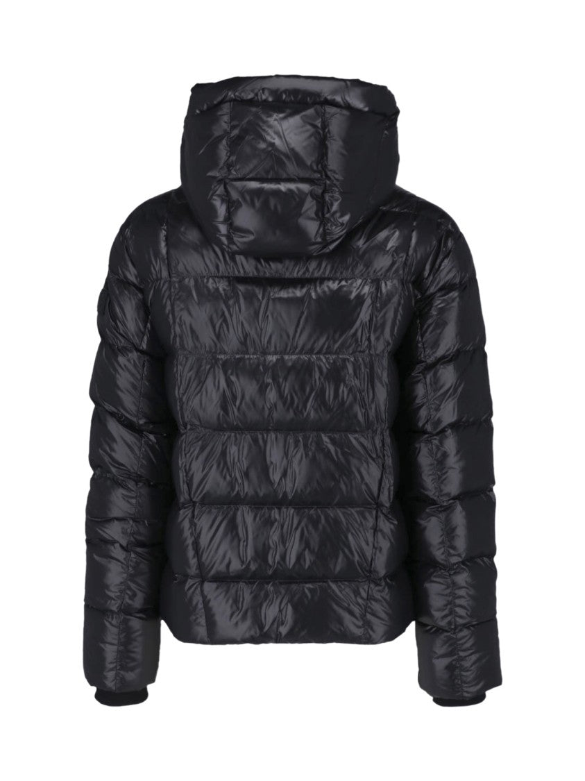 Mackage Black Victor Quilted Hooded Down Jacket