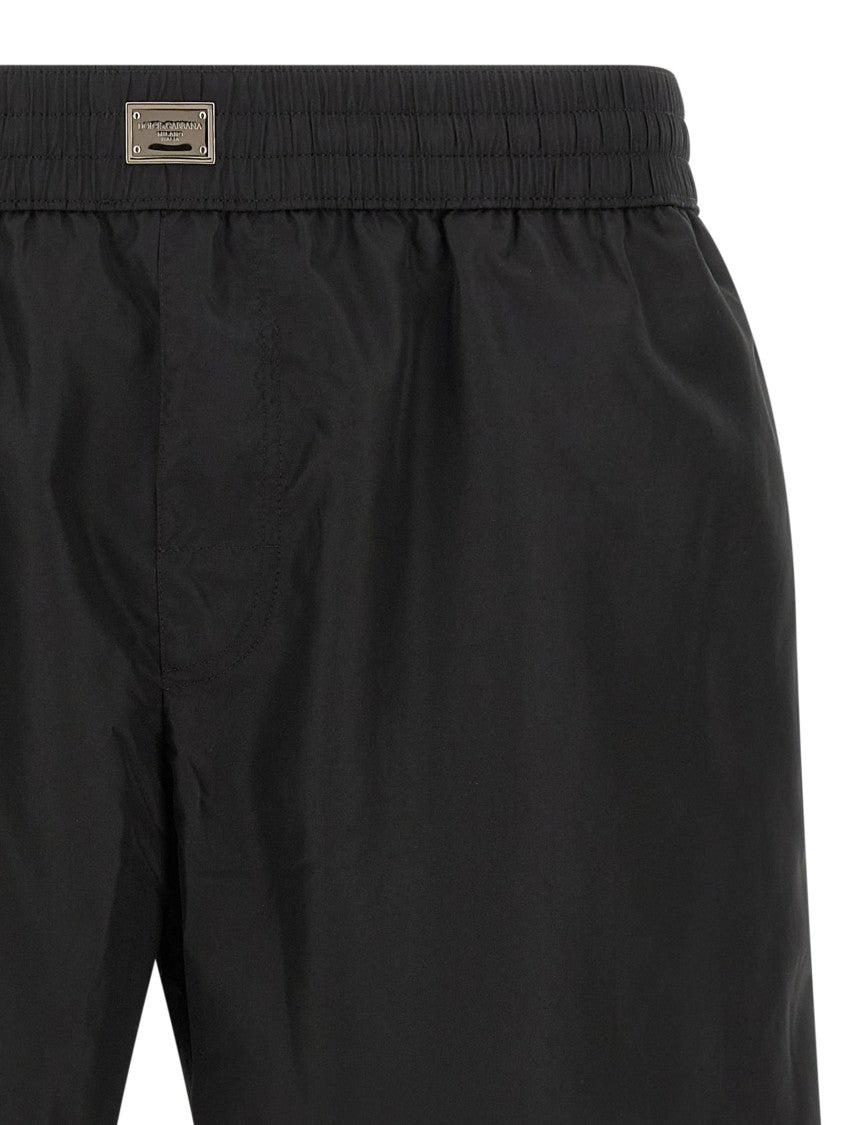 Dolce & Gabbana Logo Plaque Swimsuit