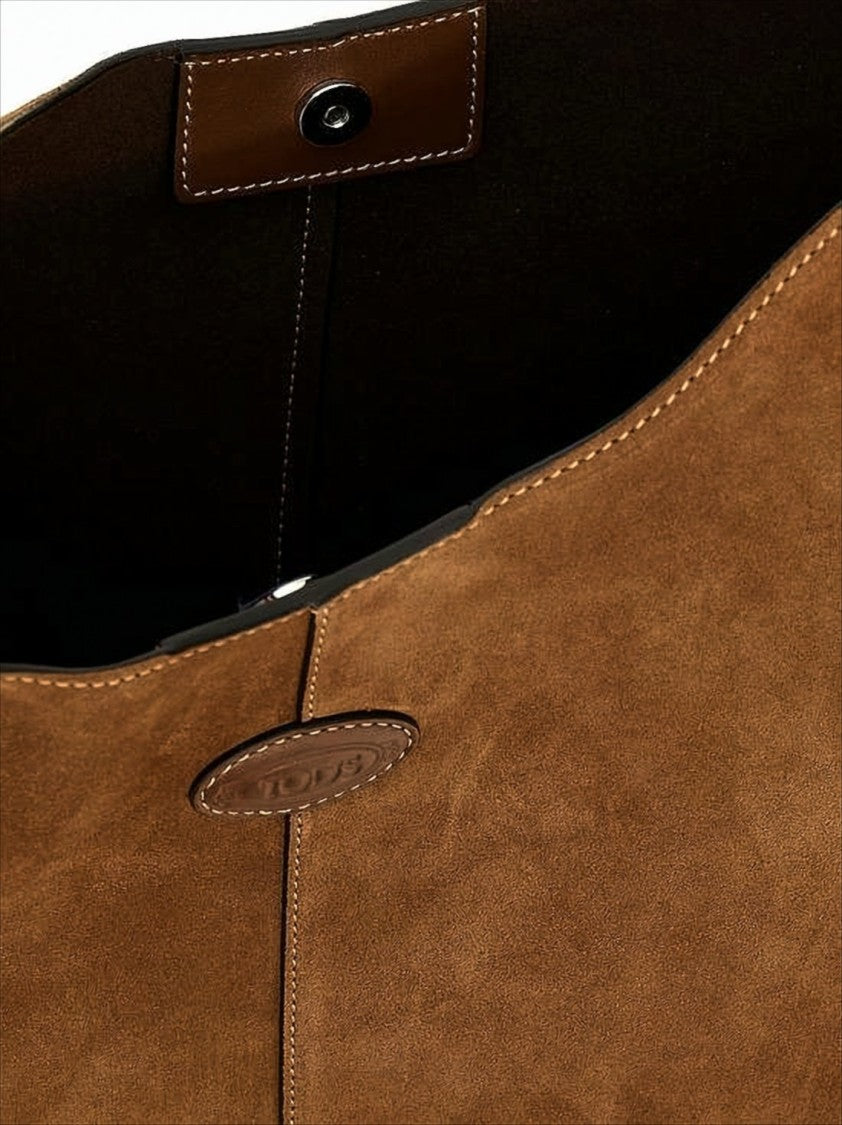 Tod's Crescent-Shaped Calf Leather Shoulder Bag